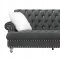 U5266 Sofa & Loveseat Set in Gray Velvet by Global w/Options