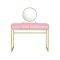 Coleen Vanity AC00668 in Pink by Acme w/Optional Ottoman