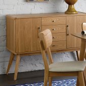 Anika 1915-40 Buffet in Light Ash by Homelegance