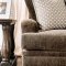 Pauline Sofa SM3075 in Dark Brown Chenille Fabric w/Options