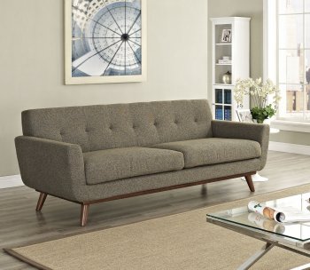 Engage Sofa in Oatmeal Fabric by Modway w/Options [MWS-Engage Oatmeal]