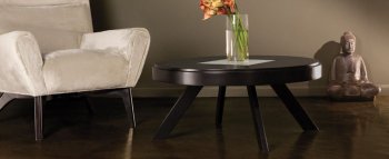 Expresso Finish Modern Alta Coffee Table w/Frosted Glass [ARCT-6206 Alta Expresso]