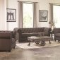 Roy 550361 Sofa in Grey Fabric by Coaster w/Options