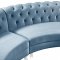 Valentino Sectional Sofa 697 in Fabric by Meridian w/Options