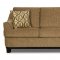 Camel Bark Fabric Modern Sofa & Loveseat Set w/Options