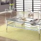 Tanika 3Pc Coffee & End Table Set CM4162CRM in Chrome