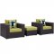 Convene Outdoor Patio Sofa Set 3Pc 2363 Choice of Color - Modway