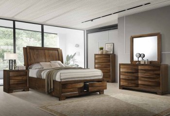 Hunter 5Pc Bedroom Set 205350 in Cognac by Coaster w/Options [CRBS-205350-Hunter]