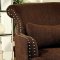 Agalva Accent Chair CM-AC6113BR 2Pc Set in Brown