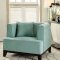 Sofia CM6761BL Sofa in Blue Fabric w/Options