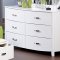 Lyric Bedroom 1737W 5Pc Set in White by Homelegance