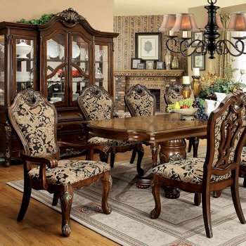 Vicente CM32243T Formal Dining Table in Cherry w/Options [FADS-CM32243T-Vicente]