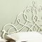 Antique Style Silver Tone Metal Modern Bedroom w/Options