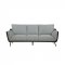 U848 Sofa & 2 Chairs Set in Fabric & PU by Global w/Options