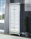 Lotus Jewelry Armoire 97807 in Mirrored by Acme