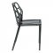 Dynamic Set of 4 Dining Chairs DC19BL in Black by LeisureMod