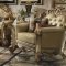 Vendome Chair 53002 in Bone Leatherette by Acme w/Options