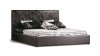 Lily Bed in Black Eco-Leather by J&M w/Options