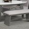 D8192DT Dining Room Set by Global w/Triangle Marble Top Table