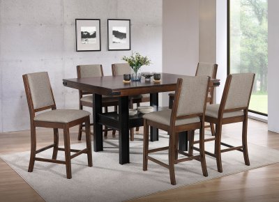 Patterson Counter Ht 5Pc Dining Set 108888 Mango Oak by Coaster