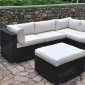 425 Outdoor Patio 6Pc Sectional Sofa Set by Poundex w/Options