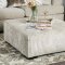 Anthea Sofa & Loveseat Set SM5140 in Beige Woven Fabric