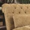 902077 Accent Chaise in Golden Sand Tone Fabric by Coaster