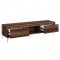 Raceloma TV Stand 91997 in Walnut by Acme w/LED