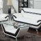 51155 Rozene Sofa in White & Black Bonded Leather by Acme