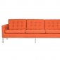 Florence Sofa FS90ORT - Orange Twill Wool - LeisureMod w/Options