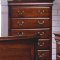 Brown Cherry Finish Classic Bedroom w/Optional Case Goods