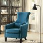 Arles Accent Chair1270F3S in Blue Fabric by Homelegance