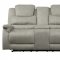 Shola Motion Sofa 9848GY-3 in Gray by Homelegance w/Options