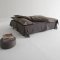 Dual Sofa Bed in Pacific Pearl Tone by Innovation w/Oak Legs