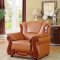 Bella 632 Sofa in Cognac Bonded Leather w/Optional Items