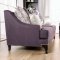 Sisseton Sofa SM2208 in Purple Chenille Fabric w/Options