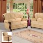 Mina 639 Sofa in Camel Bonded Leather w/Optional Items