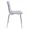 Astor Set of 4 Dining Chairs AC20CL in Clear by LeisureMod