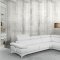 Winner Sectional Sofa in White Leather by J&M