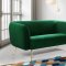 Harlow Sofa 685 in Green Velvet Fabric by Meridian w/Options