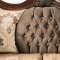 Talitha Sofa SM6311 in Brown Chenille & Leatherette w/Options