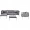 Harmony EEI-2626 6Pc Outdoor Patio Sectional Sofa Set