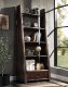 Brancaster Bookshelf OF02405 in Aluminum by Acme