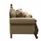 Mehadi Chair 50692 in Fabric & Walnut by Acme w/Options