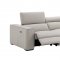 Picasso Power Motion Sofa Silver Gray Leather by J&M w/Options