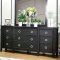 Arabelle CM7481 Bedroom in Wire-Brushed Black Finish w/Options