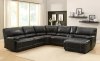 Cale Motion Sectional Sofa 9608 in Black by Homelegance