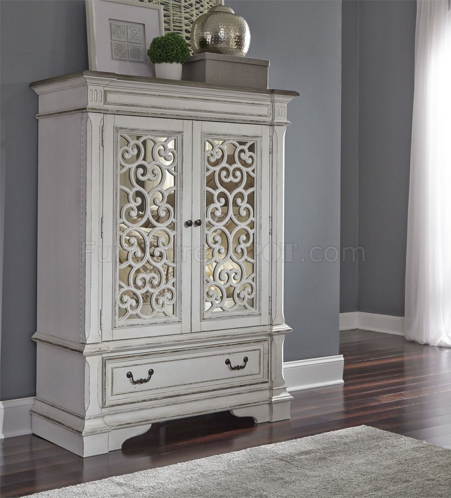 Abbey Park 5Pc Bedroom Set 520-BR-QPB in Antique White - Liberty
