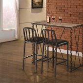 100692 Pub Dining Set 3Pc by Coaster w/Options