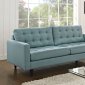 Empress Sofa in Laguna Fabric by Modway w/Options